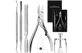 Set de unelte pentru unghii încarnate + cutie cadou