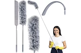 Mop telescopic subțire – mătură - 2 accesorii