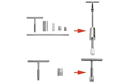 Set de reparare a caroseriei îndoită cu ciocan reversibil