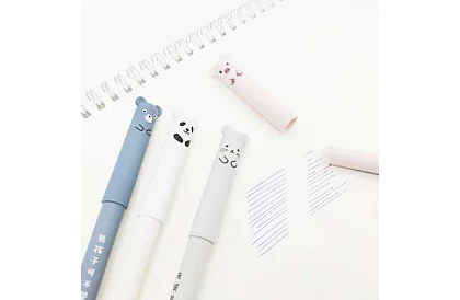 Set de 4 markere de șters - animale