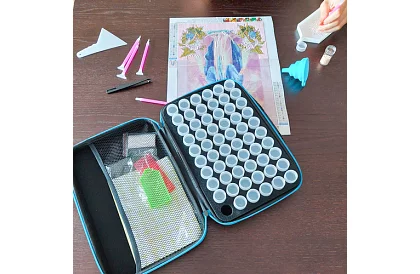 Organizator pentru accesorii pentru pictura cu diamante 5D