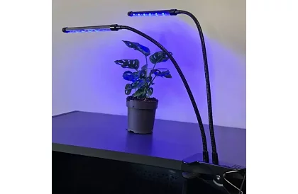 Lampa LED pentru creșterea plantelor DUO – cu temporizator și control