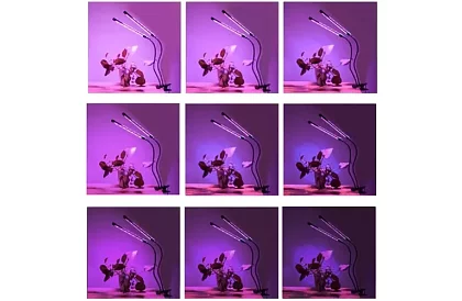 Lampa LED pentru creșterea plantelor DUO – cu temporizator și control