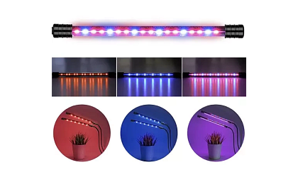 Lampa LED pentru creșterea plantelor DUO – cu temporizator și control