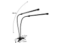 Lampa LED pentru creșterea plantelor DUO – cu temporizator și control