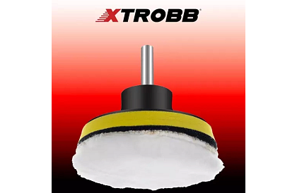 Burete de lustruire pentru burghiu de 80 mm - set de 12 elemente