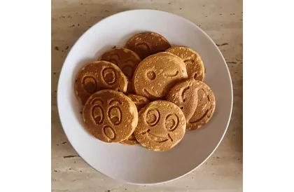 Tiga pentru clătite cu fețe zâmbitoare - 26 cm