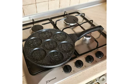 Tiga pentru clătite cu fețe zâmbitoare - 26 cm