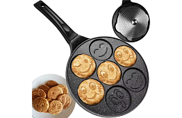 Tiga pentru clătite cu fețe zâmbitoare - 26 cm