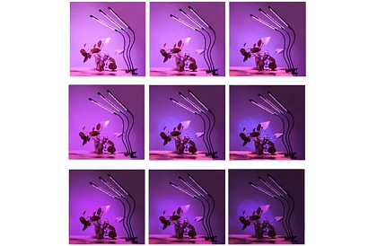 Lampa LED pentru creșterea plantelor TRIO – cu temporizator și control