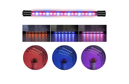 Lampa LED pentru creșterea plantelor TRIO – cu temporizator și control
