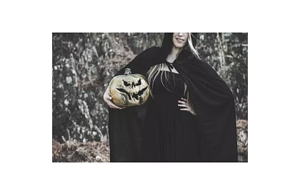 Cloak lung cu glugă