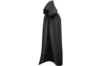 Cloak lung cu glugă