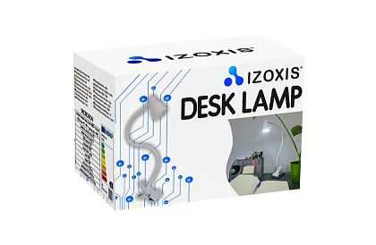 Lampa LED pentru birou cu clemă metalică - albă