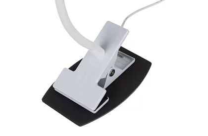 Lampa LED pentru birou cu clemă metalică - albă
