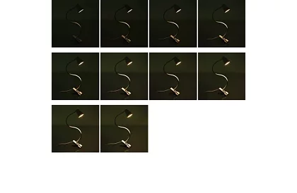 Lampa LED pentru birou cu clemă metalică - albă