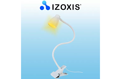 Lampa LED pentru birou cu clemă metalică - albă