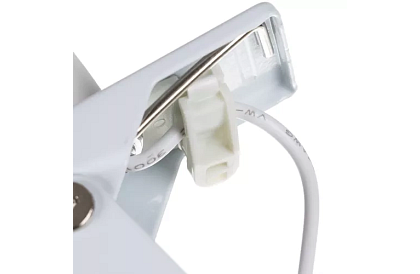 Lampa LED pentru birou cu clemă metalică - albă