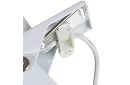 Lampa LED pentru birou cu clemă metalică - albă
