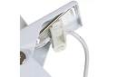 Lampa LED pentru birou cu clemă metalică - albă