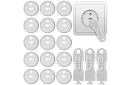Siguranța capacelor pentru prize electrice – 15 buc