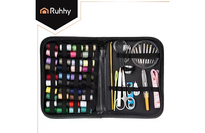 Set de cusut 129 de piese – kit de cusut de călătorie