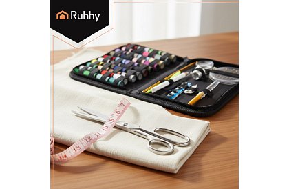 Set de cusut 129 de piese – kit de cusut de călătorie