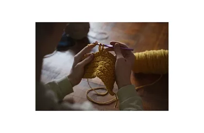 XXL set de croșetat 85 de piese în husă