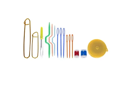 XXL set de croșetat 85 de piese în husă