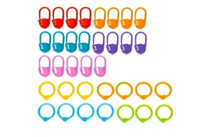 XXL set de croșetat 85 de piese în husă