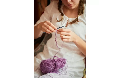 XXL set de croșetat 85 de piese în husă