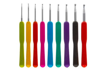 XXL set de croșetat 85 de piese în husă