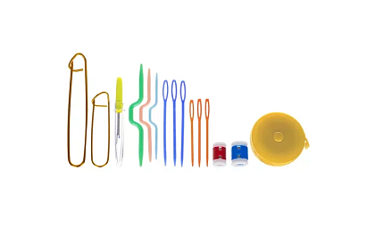 XXL set de croșetat 85 de piese în husă