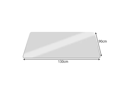 Saltea de protecție pentru scaun 90x130 cm - lapte