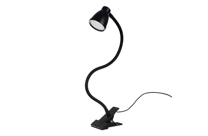 Lampa LED pentru birou cu clips metalic - neagră