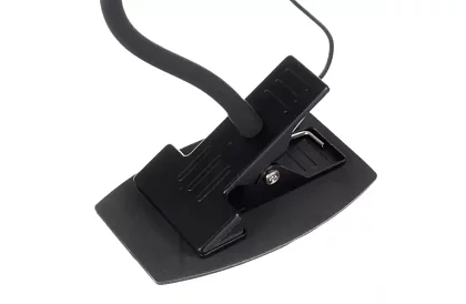 Lampa LED pentru birou cu clips metalic - neagră