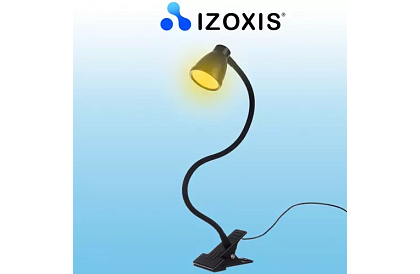 Lampa LED pentru birou cu clips metalic - neagră