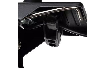 Lampa LED pentru birou cu clips metalic - neagră