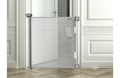 Rulou de siguranță retractabilă pentru uși – gri - 157 cm