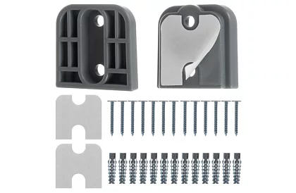 Rulou de siguranță retractabilă pentru uși – gri - 157 cm