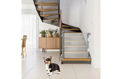 Rulou de siguranță retractabilă pentru uși – gri - 157 cm