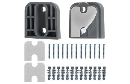 Rulou de siguranță retractabilă pentru uși – gri - 157 cm