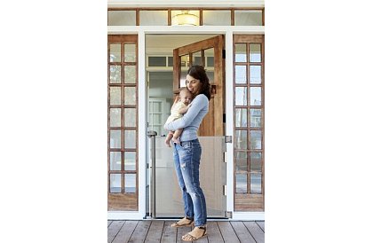 Rulou de siguranță retractabilă pentru uși – gri - 157 cm