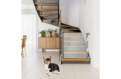 Rulou de siguranță retractabilă pentru uși – gri - 157 cm