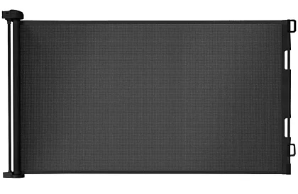 Rulou de securitate retractabilă pentru uși – neagră – 157 cm