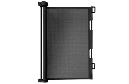 Rulou de securitate retractabilă pentru uși – neagră – 157 cm