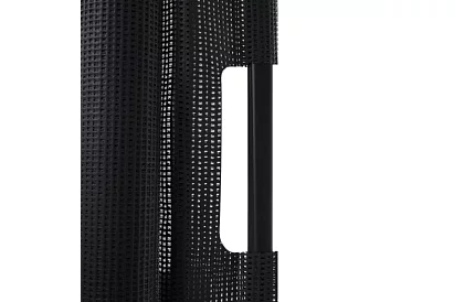 Rulou de securitate retractabilă pentru uși – neagră – 157 cm