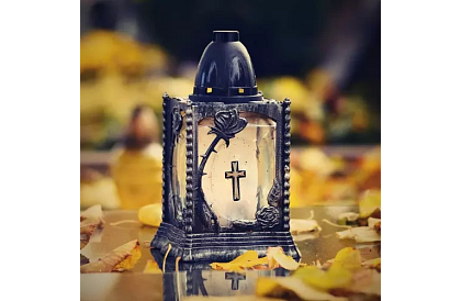 Candle albă cilindrică 10x5 cm – set de 8 bucăți