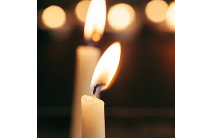 Candle conică albă 24,5x2,3 cm – set 40 buc.