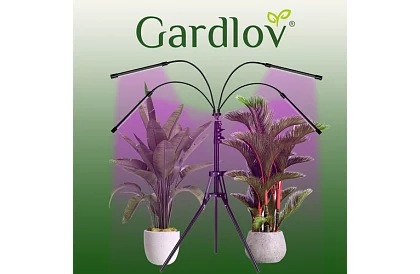 Lampa LED pentru creșterea plantelor Quattro – cu temporizator și telecomandă